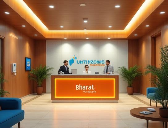 Bharat Language Academy front desk with faculty